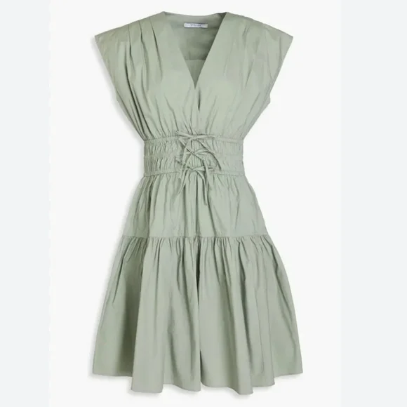 10 Crosby Derek Lam | Dresses | Derek Lam Tora V Neck Sage Green Sleeveless  Dress | Poshmark
